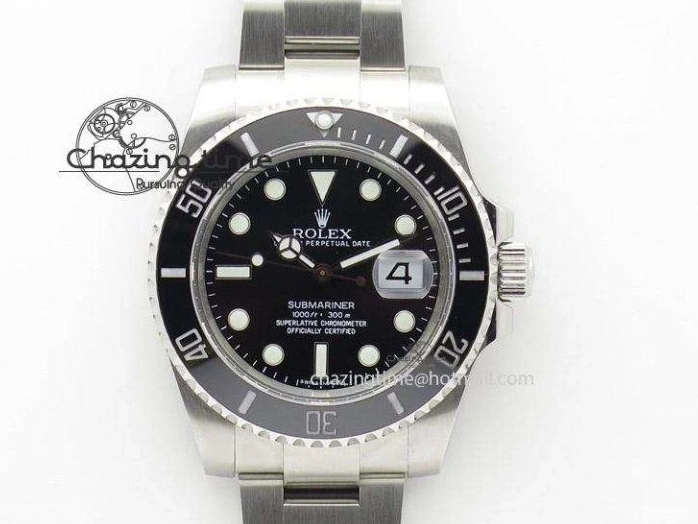 Daytona 1:1 Clone 116518 LN YG Dial Best Black ARF Rubber A4130 On Strap Super Edition 0303